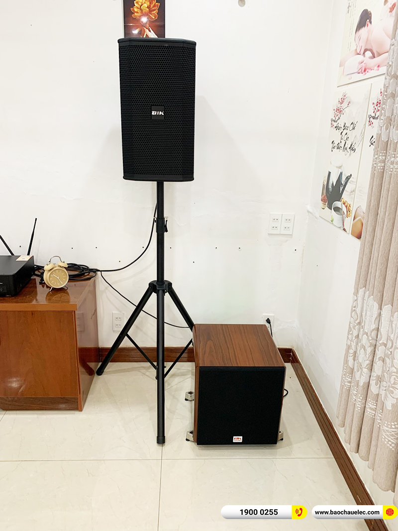 Lắp đặt d&agrave;n karaoke gia đ&igrave;nh BIK gần 28tr cho anh Tấn TPHCM