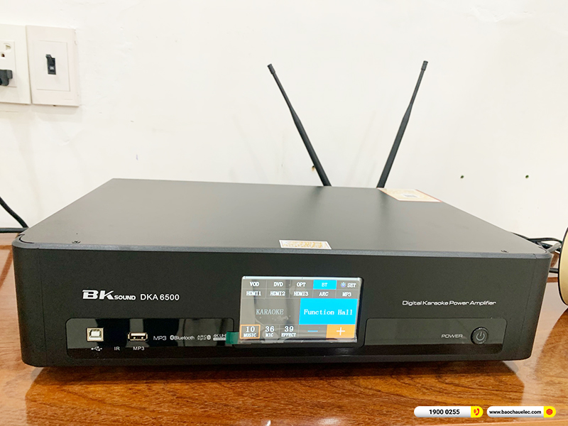 Lắp đặt d&agrave;n karaoke gia đ&igrave;nh BIK gần 28tr cho anh Tấn TPHCM