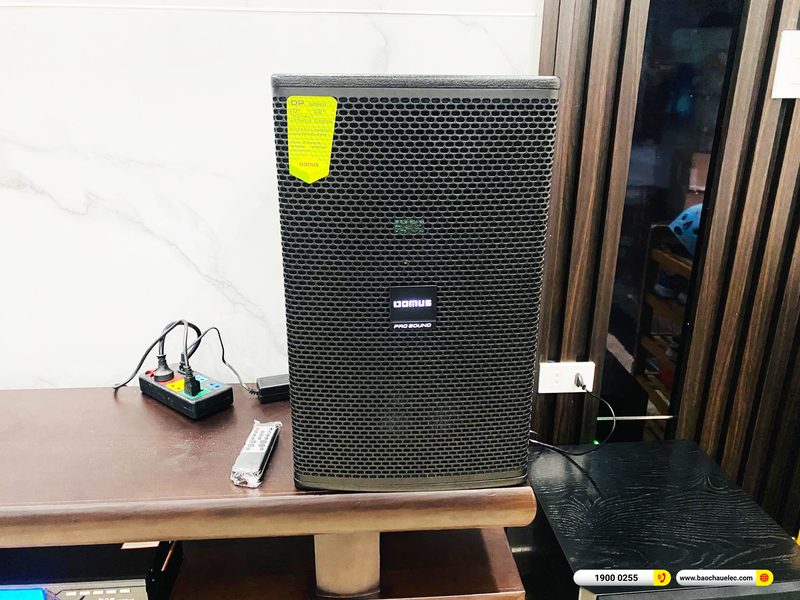 Lắp đặt d&agrave;n karaoke Domus 30tr cho anh Hiếu ở Hải Ph&ograve;ng