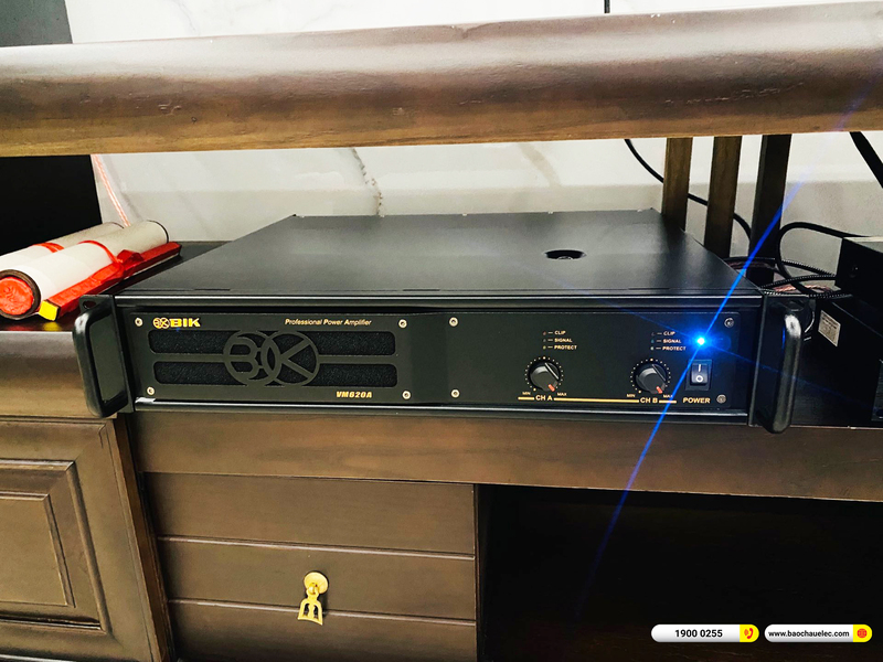 Lắp đặt d&agrave;n karaoke Domus 30tr cho anh Hiếu ở Hải Ph&ograve;ng