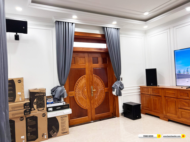 Lắp đặt d&agrave;n karaoke RCF gần 177tr cho anh Cương ở B&igrave;nh Dương