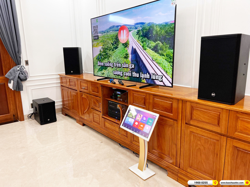 Lắp đặt d&agrave;n karaoke RCF gần 177tr cho anh Cương ở B&igrave;nh Dương