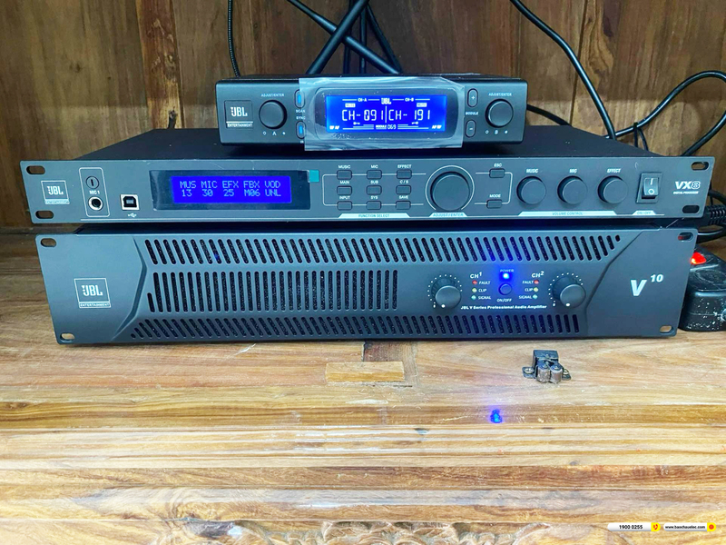 Lắp đặt d&agrave;n karaoke JBL gần 104tr cho anh Cảnh ở Thanh H&oacute;a