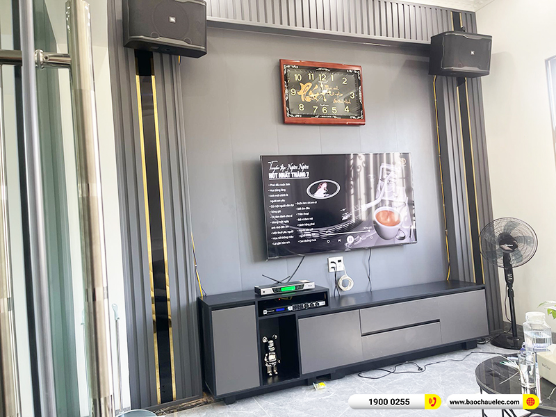 Lắp đặt d&agrave;n karaoke JBL gần 28tr cho anh Ch&acirc;u ở Hải Ph&ograve;ng