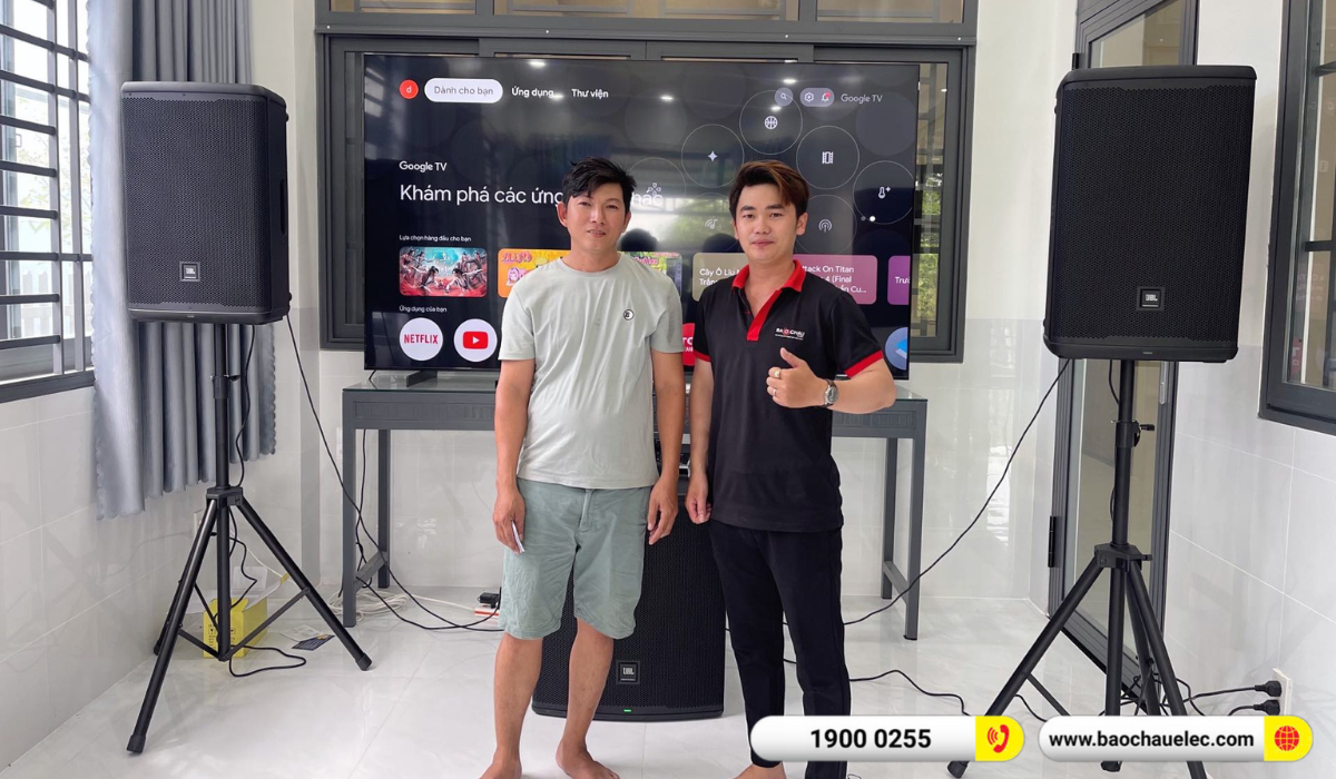 Lắp đặt d&agrave;n karaoke JBL hơn 70tr cho anh Đạt tại An Giang