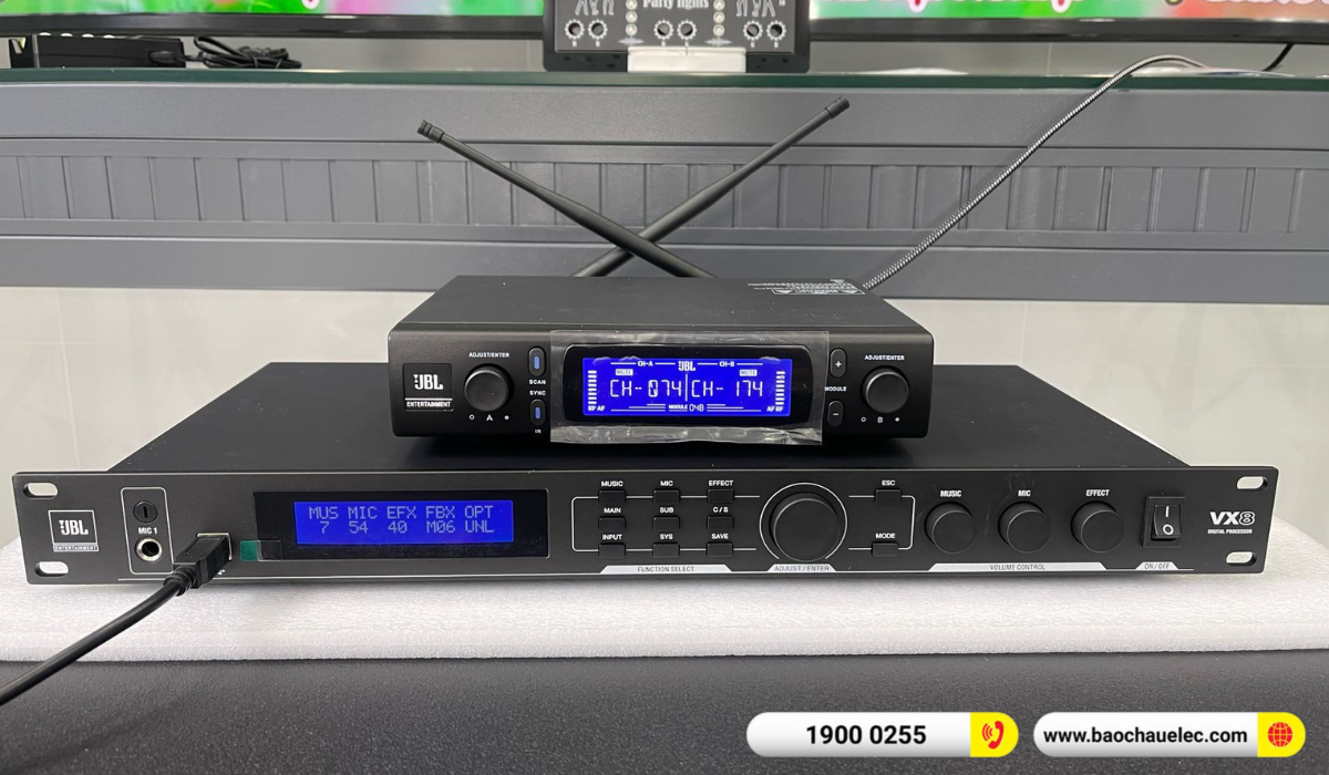 Lắp đặt d&agrave;n karaoke JBL hơn 70tr cho anh Đạt tại An Giang