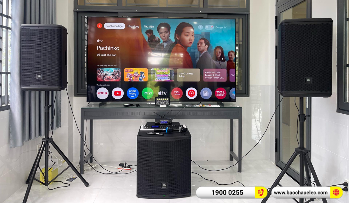 Lắp đặt d&agrave;n karaoke JBL hơn 70tr cho anh Đạt tại An Giang