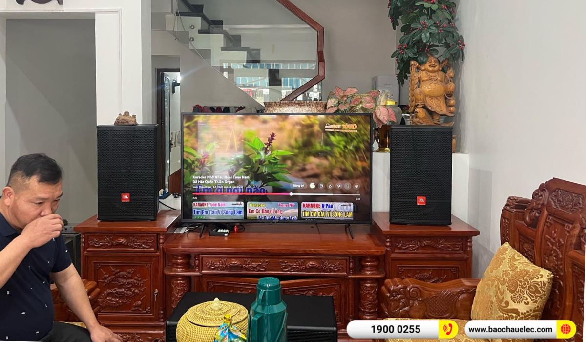 Lắp đặt d&agrave;n karaoke JBL hơn 70tr cho anh Đạt tại Hải Dương 