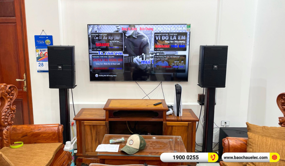 Lắp đặt d&agrave;n karaoke JBL hơn 69tr cho anh Đo&agrave;n tại Hải Dương