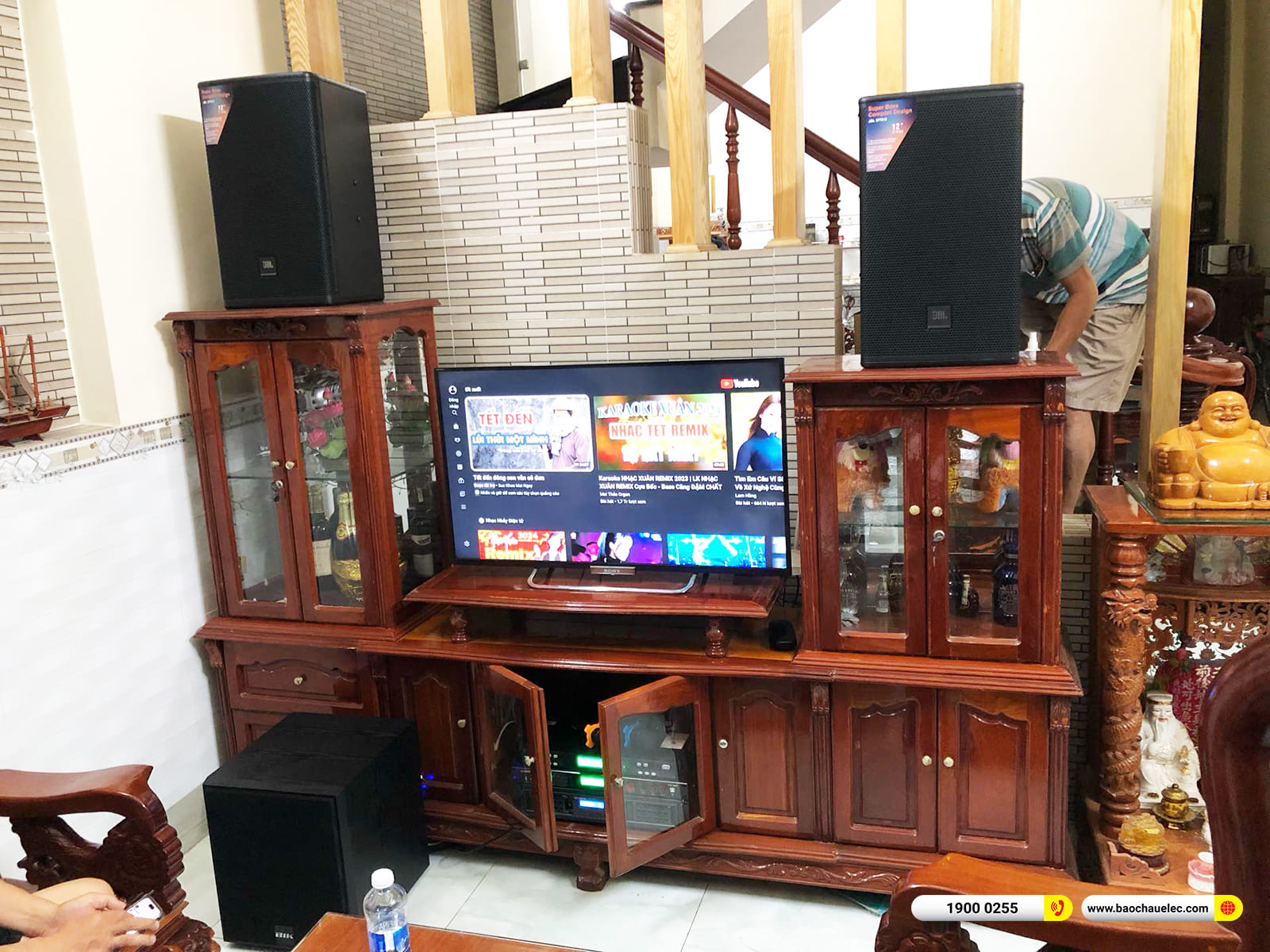 Lắp đặt d&agrave;n karaoke JBL hơn 51tr cho anh Dũng ở Đồng Nai