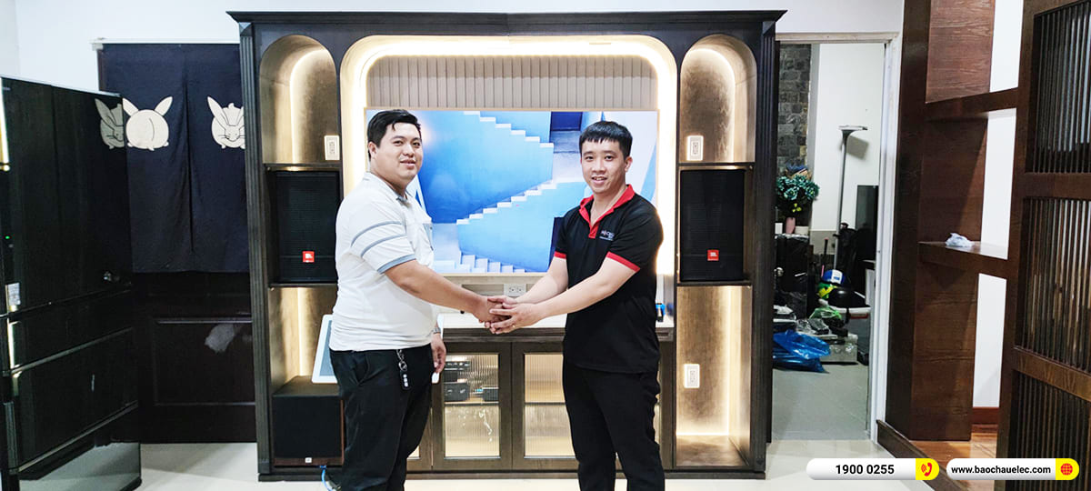 Lắp đặt dàn karaoke JBL gần 78tr cho anh Dương ở TPHCM