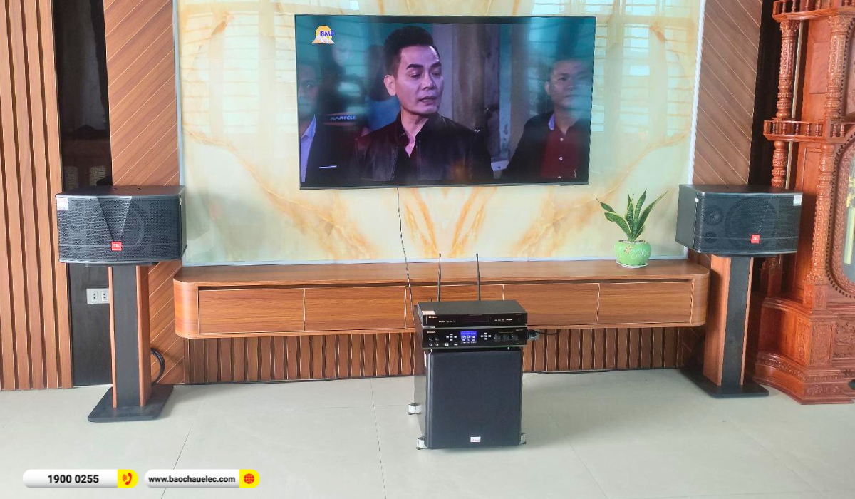 Lắp đặt đ&agrave;n karaoke JBL hơn 30tr cho anh Hải tại Th&aacute;i B&igrave;nh