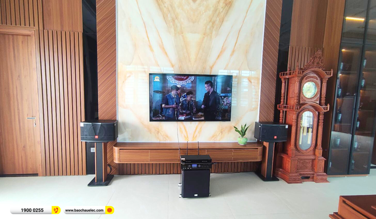 Lắp đặt đ&agrave;n karaoke JBL hơn 30tr cho anh Hải tại Th&aacute;i B&igrave;nh