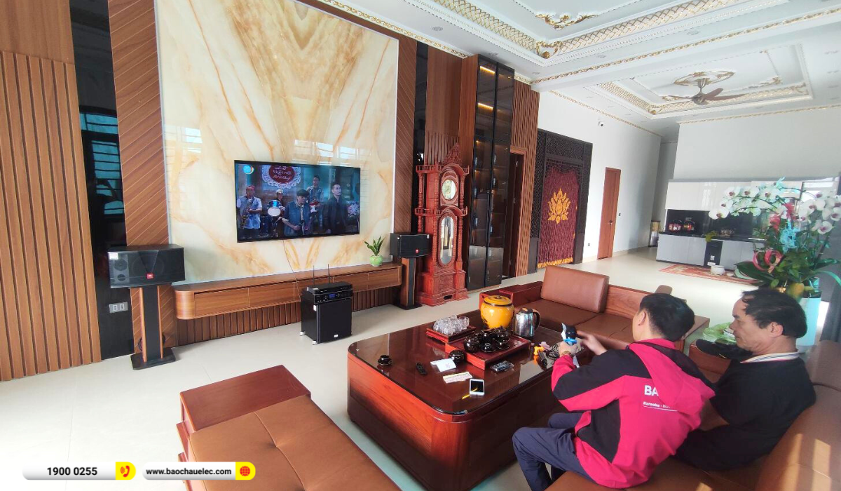 Lắp đặt đ&agrave;n karaoke JBL hơn 30tr cho anh Hải tại Th&aacute;i B&igrave;nh