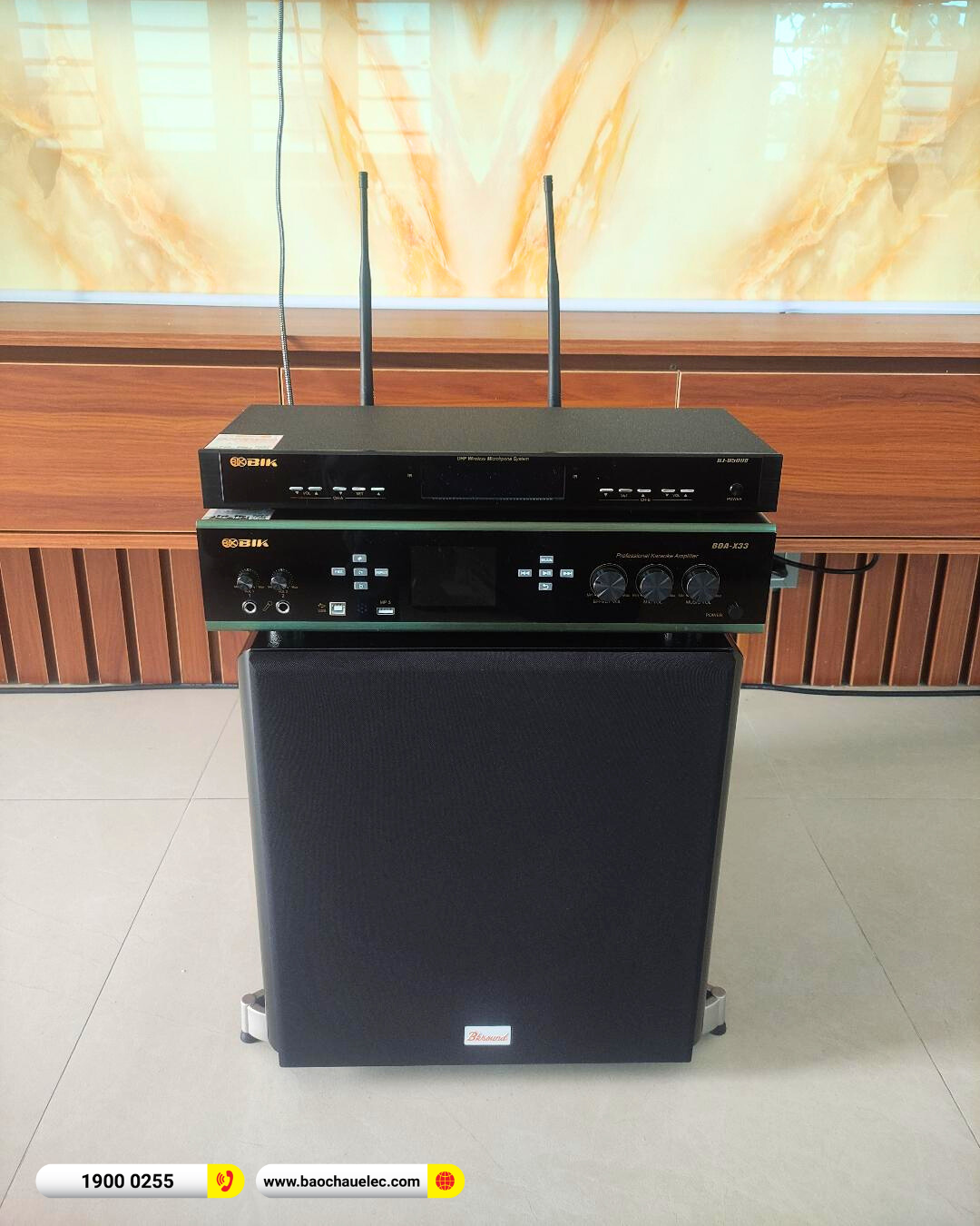 Lắp đặt đ&agrave;n karaoke JBL hơn 30tr cho anh Hải tại Th&aacute;i B&igrave;nh