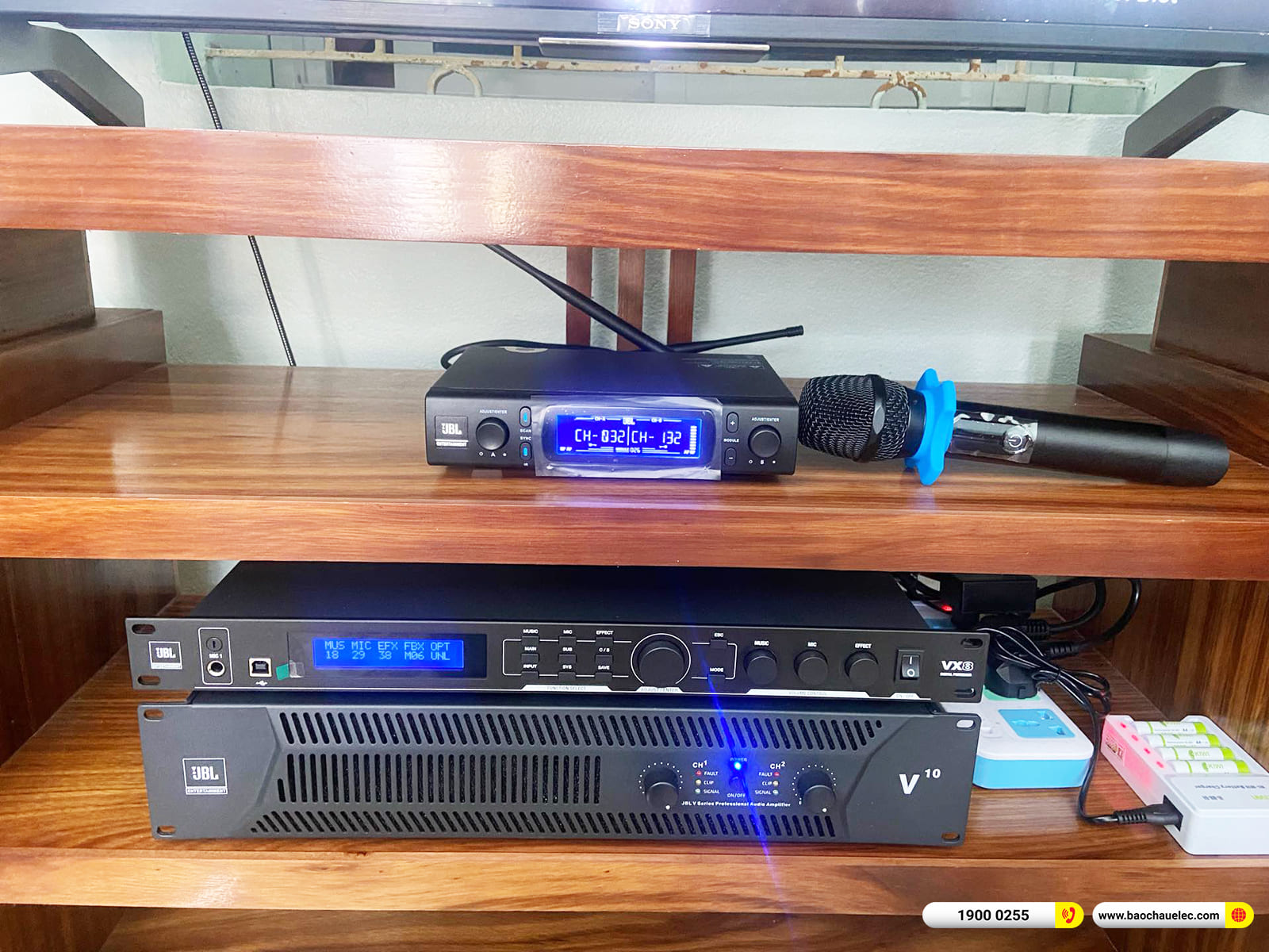 Lắp đặt d&agrave;n karaoke JBL hơn 80tr cho anh Hiệu ở Hải Ph&ograve;ng