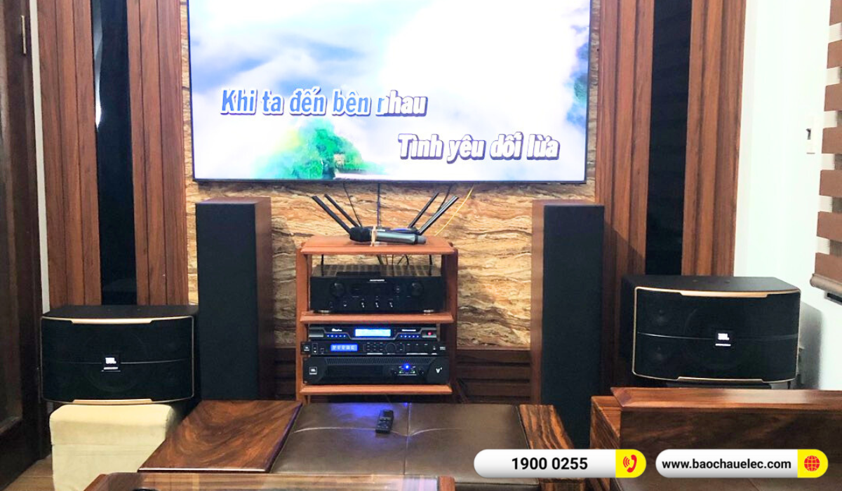 Lắp đặt d&agrave;n karaoke JBL hơn 31tr cho anh Hinh tại Hải Dương