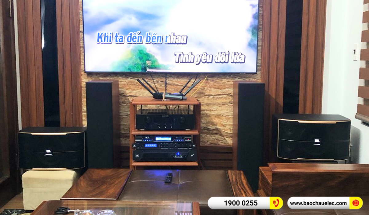 Lắp đặt d&agrave;n karaoke JBL hơn 31tr cho anh Hinh tại Hải Dương