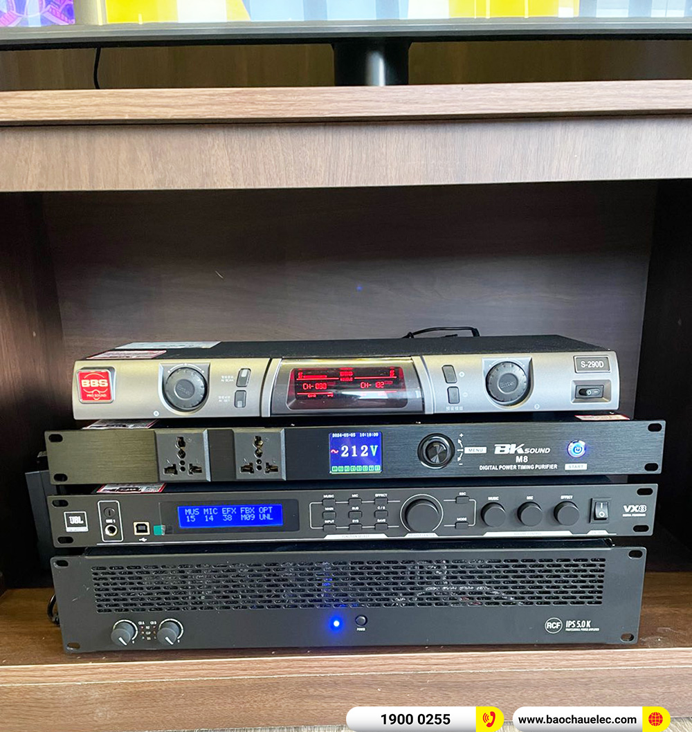 Lắp đặt d&agrave;n karaoke JBL hơn 122tr cho anh Hưng ở TPHCM