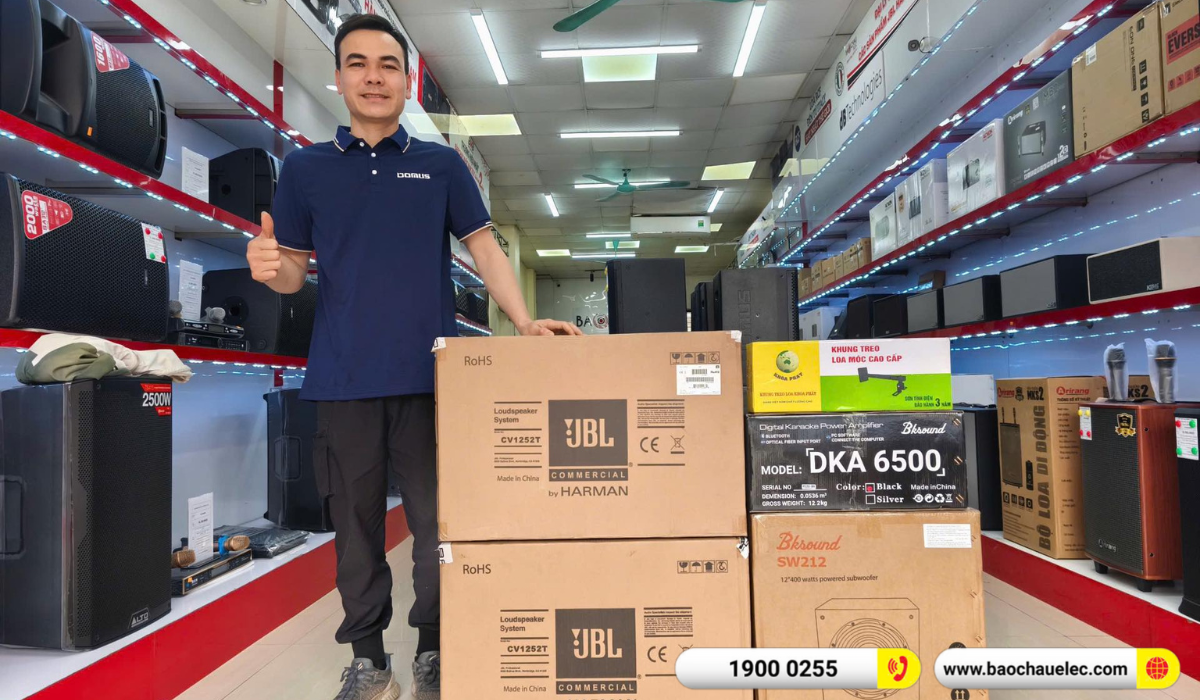 Lắp đặt d&agrave;n karaoke JBL hơn 27tr cho anh Hưng tại Bắc Giang