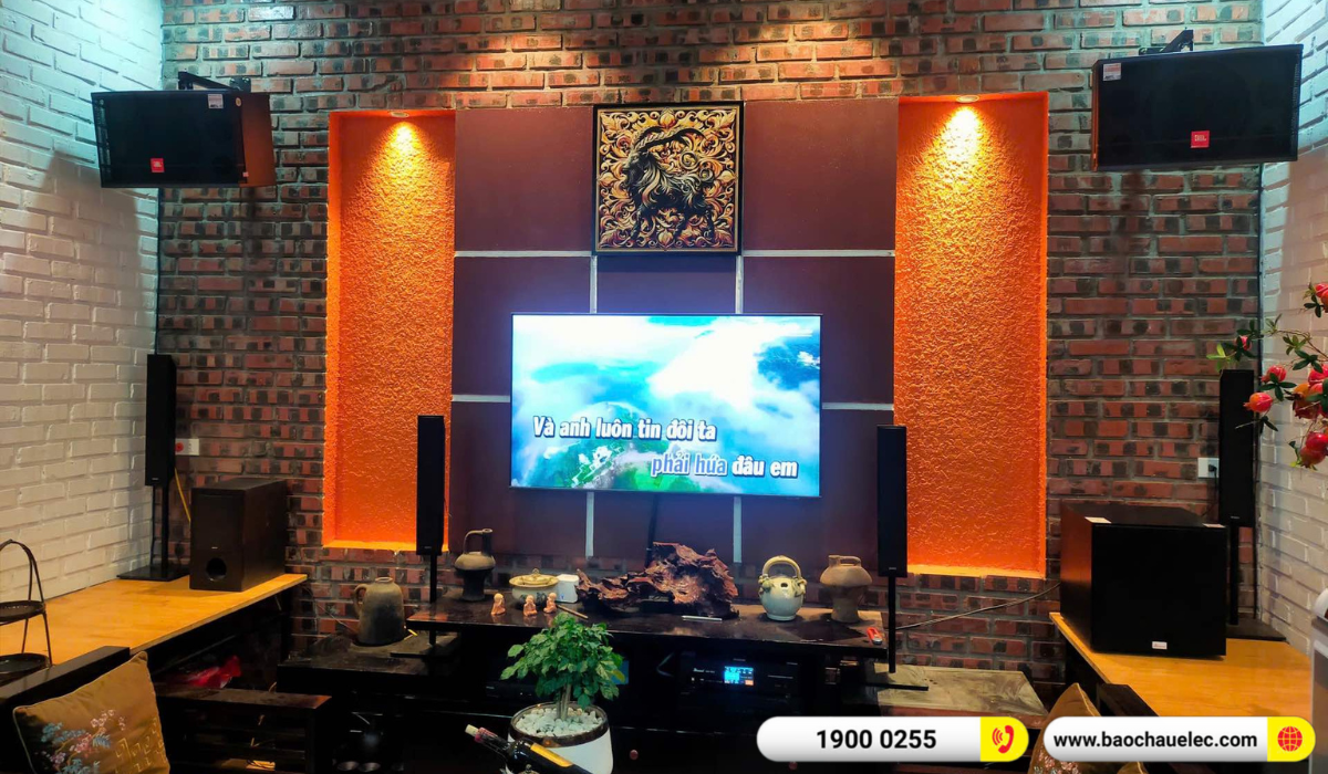 Lắp đặt d&agrave;n karaoke JBL hơn 27tr cho anh Hưng tại Bắc Giang