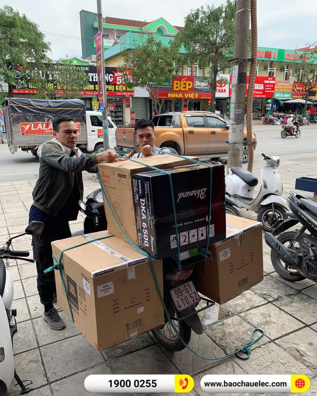 Lắp đặt d&agrave;n karaoke JBL hơn 27tr cho anh Hưng tại Bắc Giang