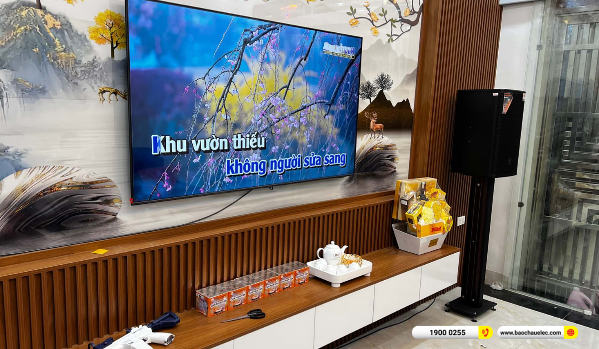 Lắp đặt dàn karaoke JBL hơn 57tr cho anh Hưng tại Hà Nội