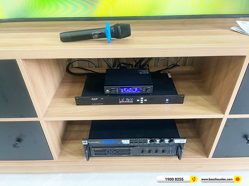 Lắp đặt d&agrave;n karaoke JBL gần 110tr cho anh Huy ở Hải Ph&ograve;ng