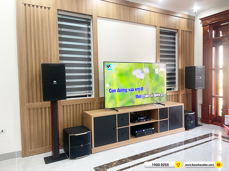 Lắp đặt d&agrave;n karaoke JBL gần 110tr cho anh Huy ở Hải Ph&ograve;ng