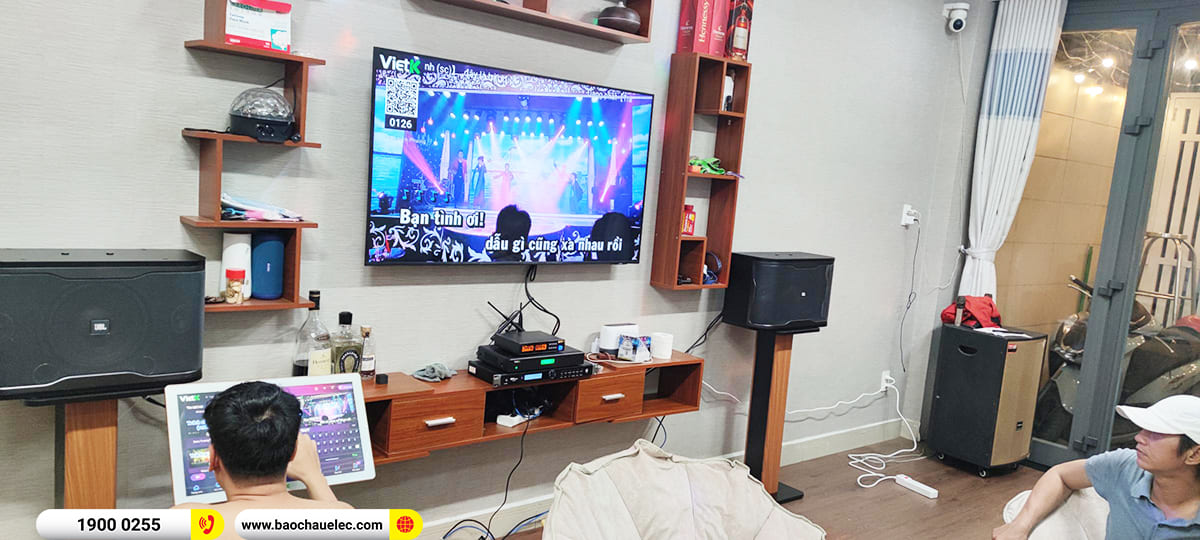 Lắp đặt d&agrave;n karaoke JBL hơn 33tr cho anh Kh&aacute;nh ở TPHCM