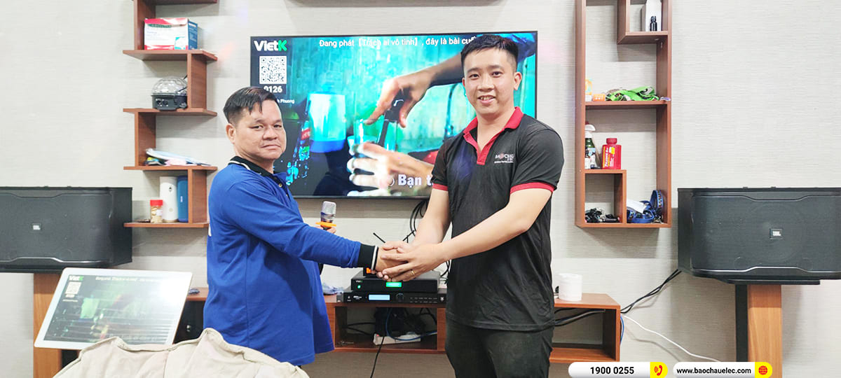 Lắp đặt d&agrave;n karaoke JBL hơn 33tr cho anh Kh&aacute;nh ở TPHCM
