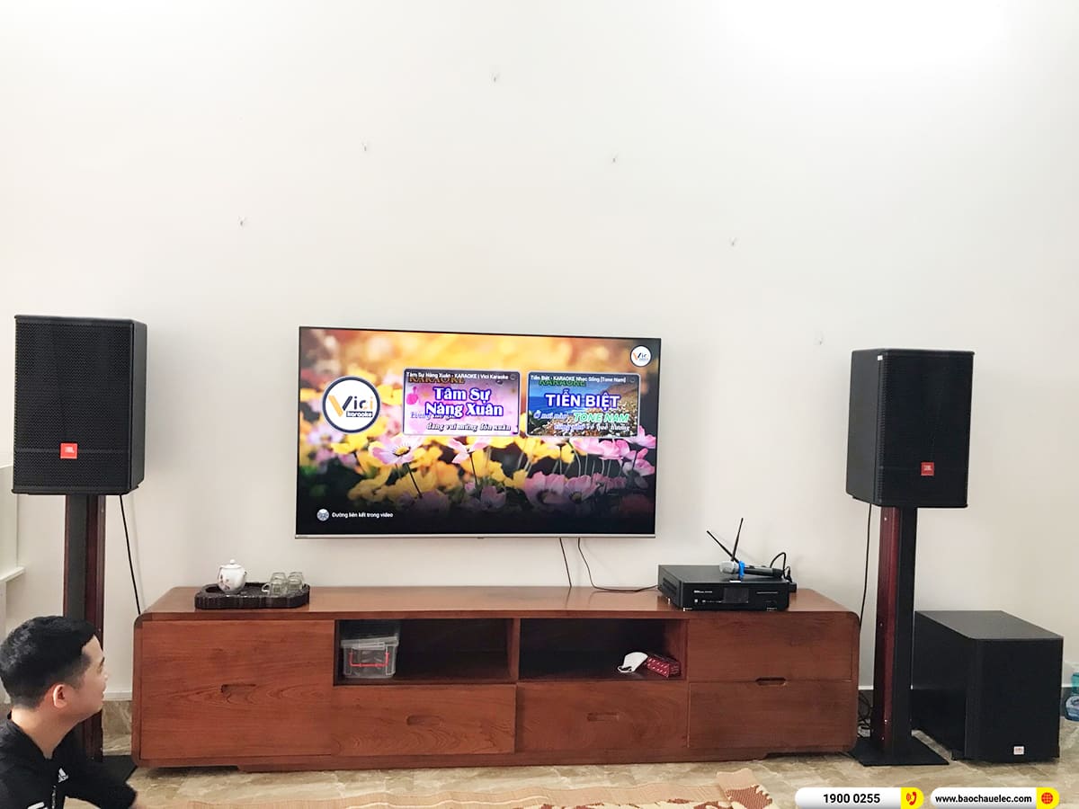 Lắp đặt d&agrave;n karaoke JBL hơn 42tr cho anh Linh ở Th&aacute;i B&igrave;nh