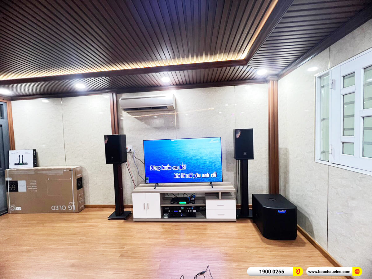 Lắp đặt d&agrave;n karaoke JBL gần 62tr cho anh Lưu ở TPHCM