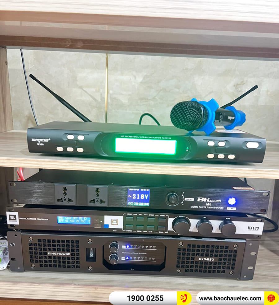 Lắp đặt d&agrave;n karaoke JBL gần 62tr cho anh Lưu ở TPHCM