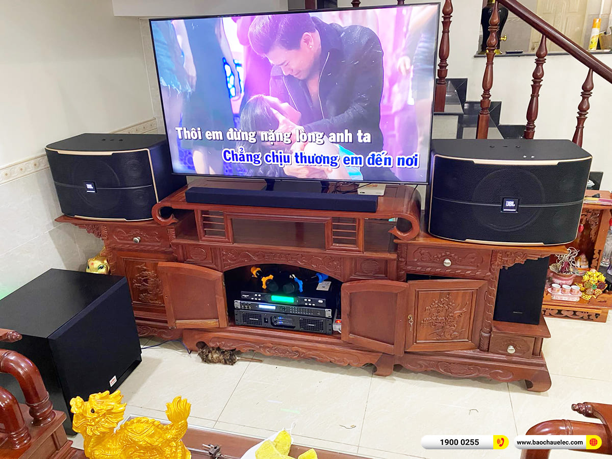 Lắp đặt d&agrave;n karaoke JBL gần 38tr cho anh Mạnh ở B&igrave;nh Dương