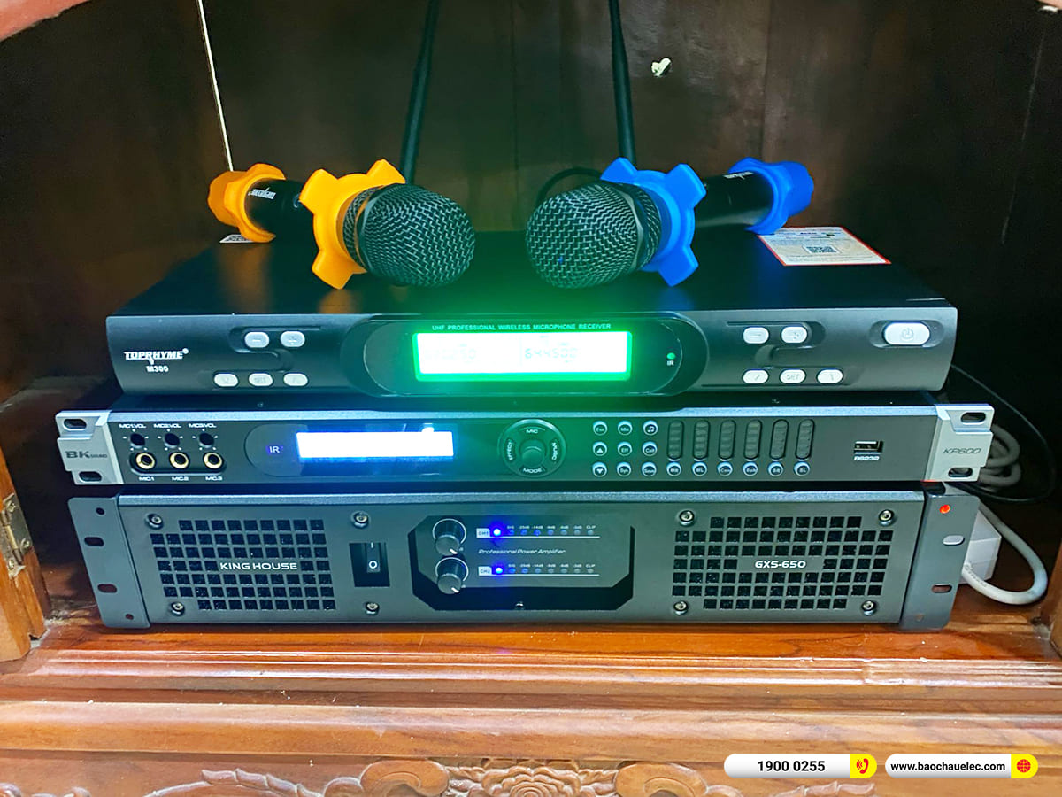 Lắp đặt d&agrave;n karaoke JBL gần 38tr cho anh Mạnh ở B&igrave;nh Dương