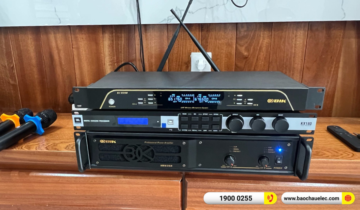 Lắp đặt d&agrave;n karaoke JBL hơn 50tr cho anh Mạnh tại Hải Ph&ograve;ng