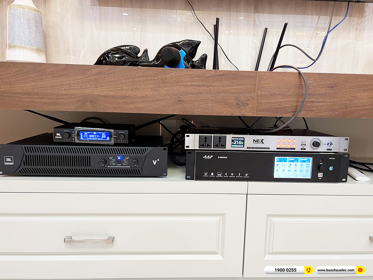 Lắp đặt dàn karaoke JBL gần 92tr cho anh Minh ở TPHCM