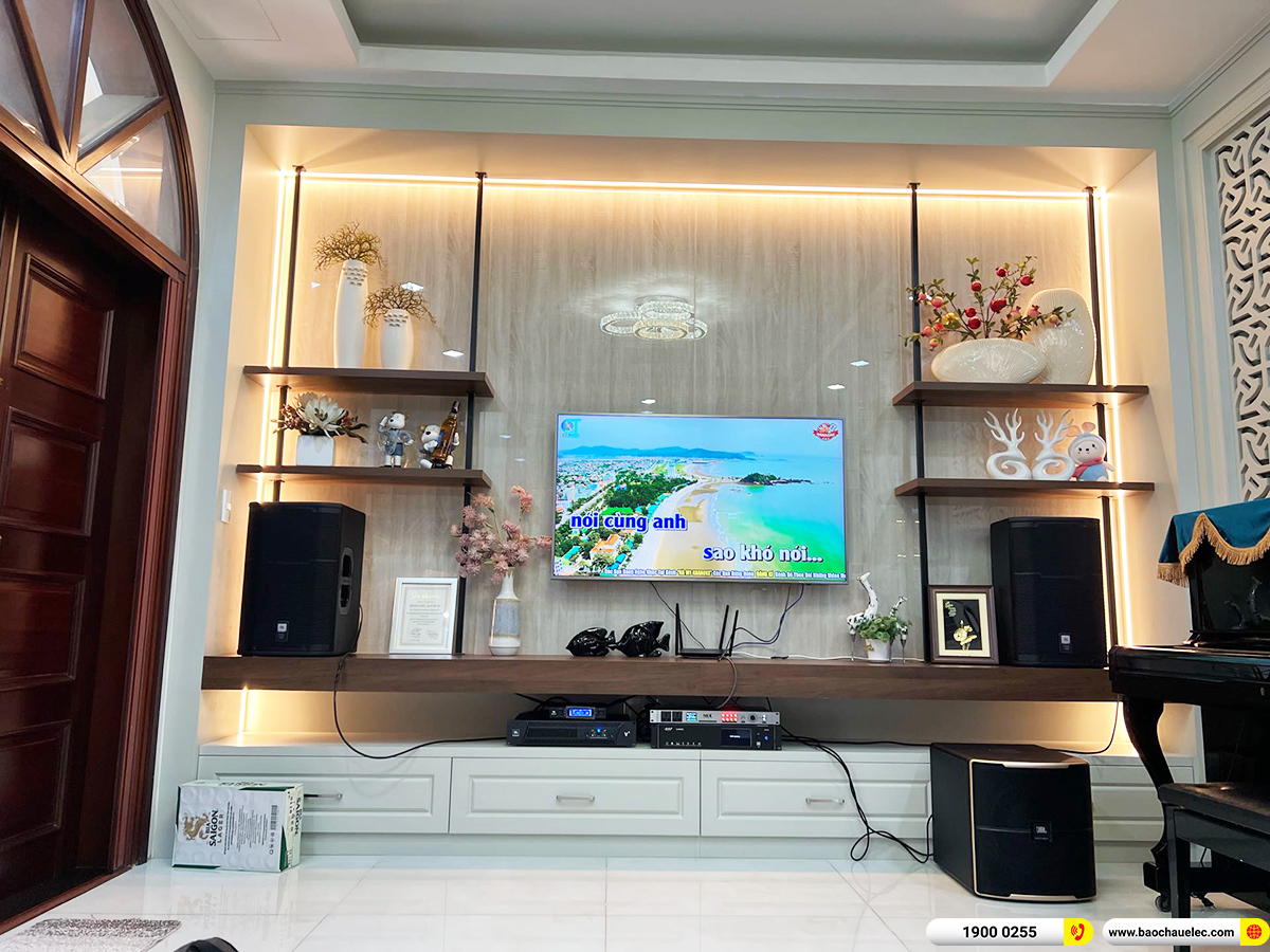 Lắp đặt dàn karaoke JBL gần 92tr cho anh Minh ở TPHCM