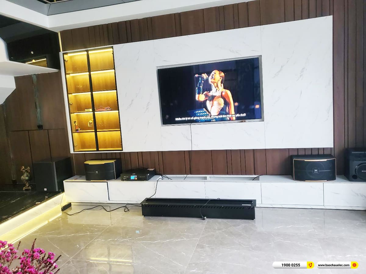Lắp đặt d&agrave;n karaoke JBL gần 27tr cho anh M&ugrave;i ở H&agrave; Nội