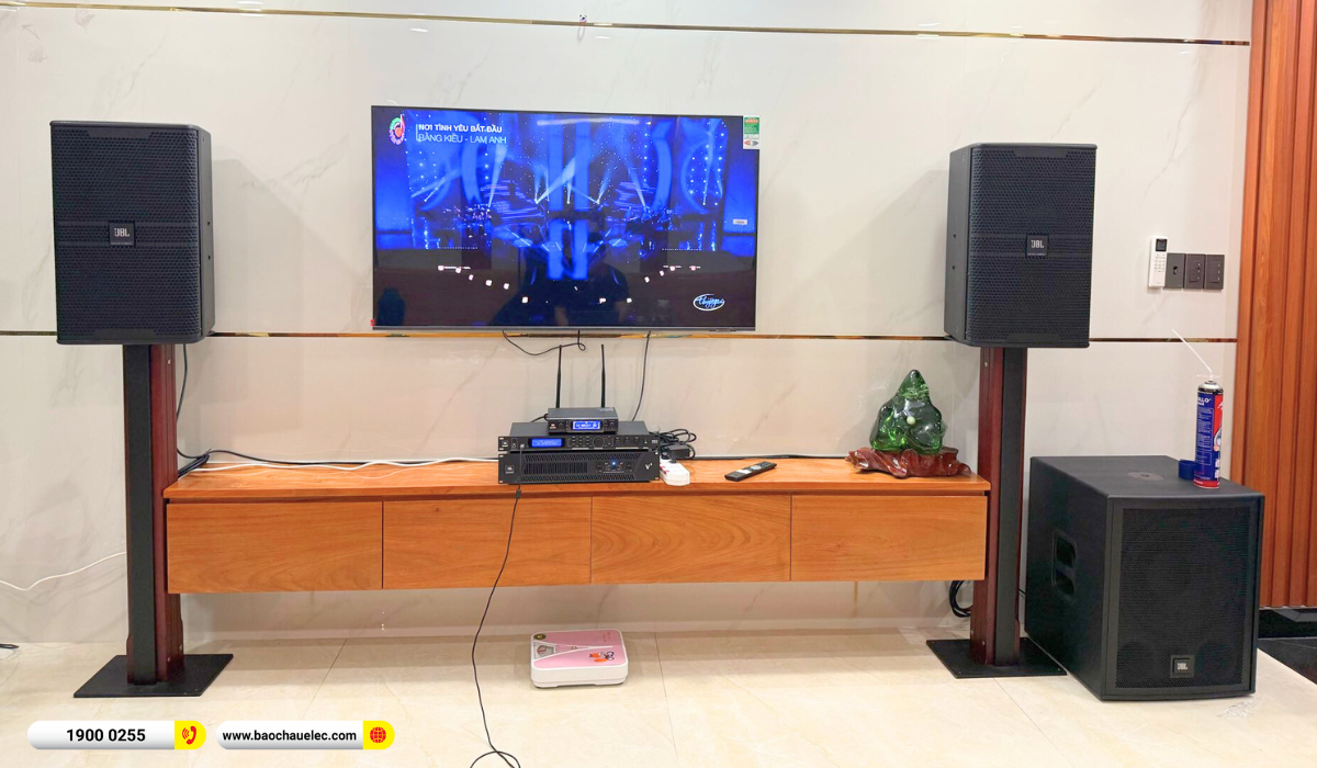 Lắp đặt d&agrave;n karaoke JBL gần 90tr cho anh Mỹ tại TP HCM
