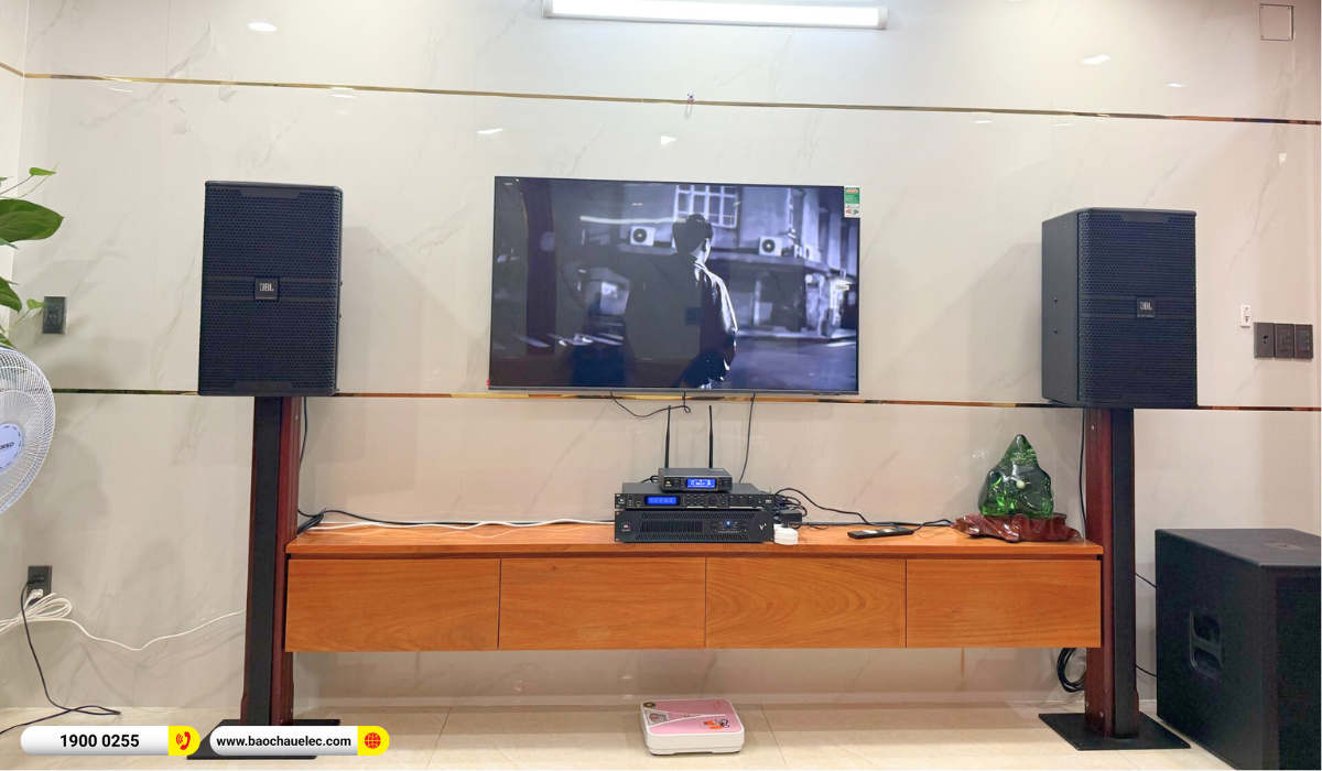 Lắp đặt d&agrave;n karaoke JBL gần 90tr cho anh Mỹ tại TP HCM