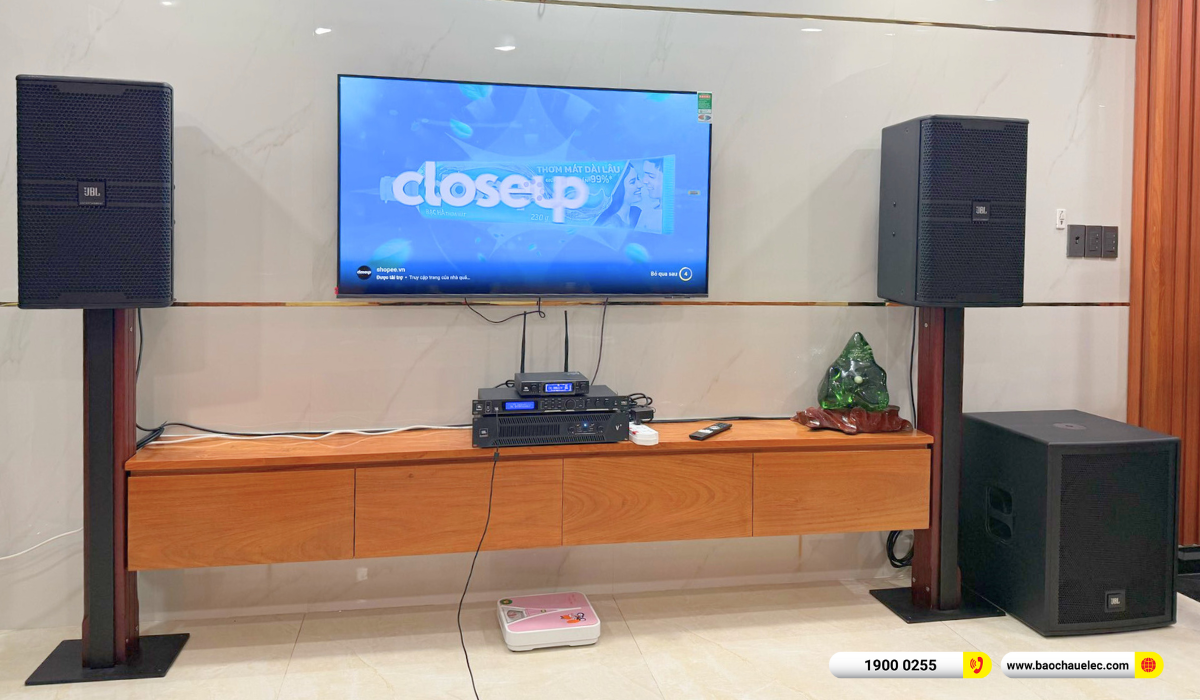 Lắp đặt d&agrave;n karaoke JBL gần 90tr cho anh Mỹ tại TP HCM