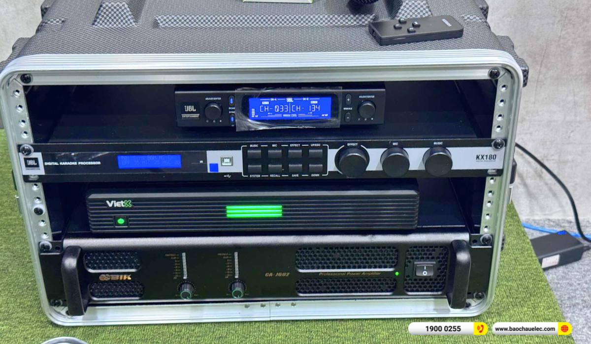 Lắp đặt d&agrave;n karaoke JBL gần 66tr cho anh Nghĩa tại TP HCM