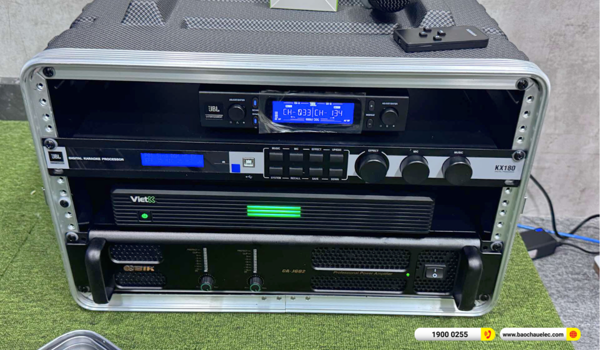 Lắp đặt d&agrave;n karaoke JBL gần 66tr cho anh Nghĩa tại TP HCM