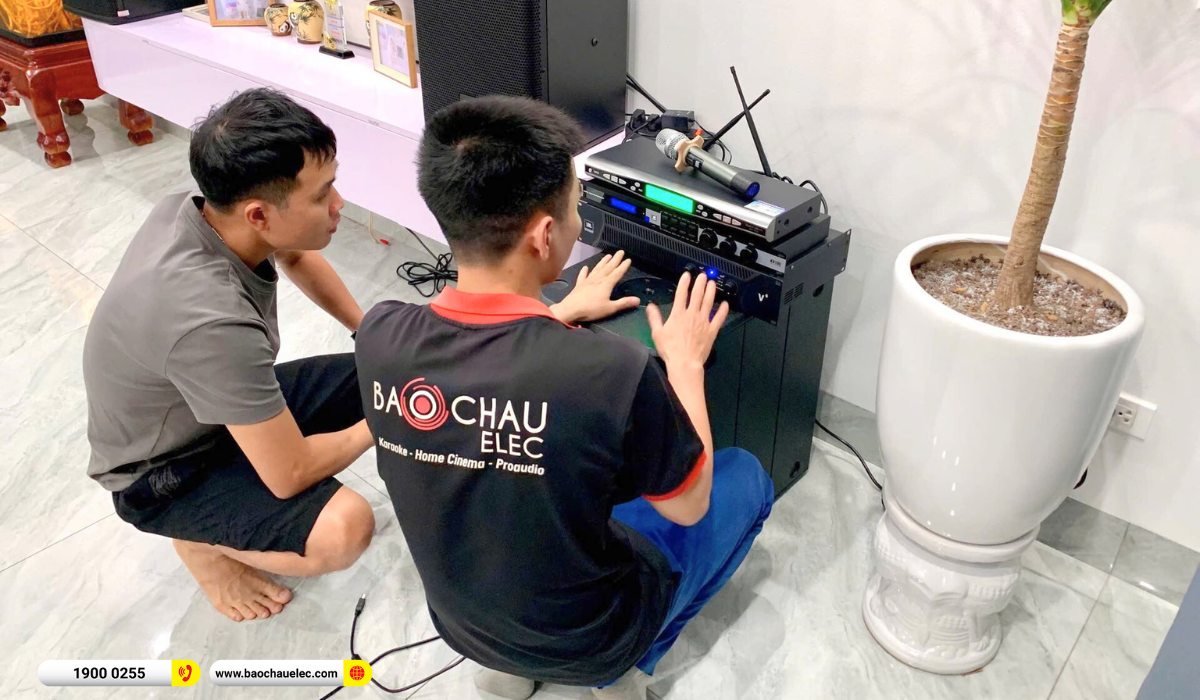 Lắp đặt d&agrave;n karaoke JBL gần 74tr cho anh Ngọc tại Bắc Giang