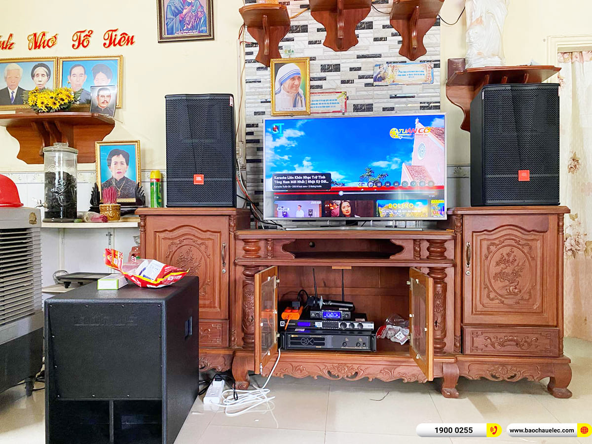 Lắp đặt d&agrave;n karaoke JBL gần 63tr cho anh Nhanh ở Đồng Nai
