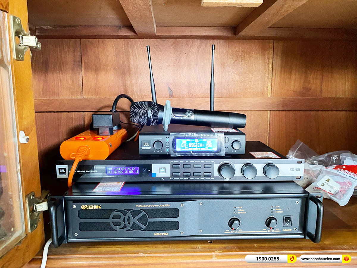 Lắp đặt d&agrave;n karaoke JBL gần 63tr cho anh Nhanh ở Đồng Nai