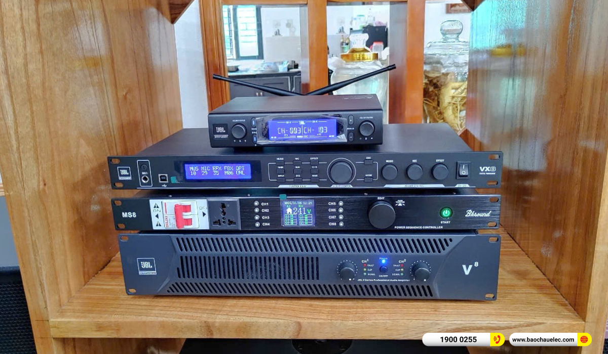 Lắp đặt d&agrave;n karaoke JBL hơn 81tr cho anh Phượng tại Thanh H&oacute;a