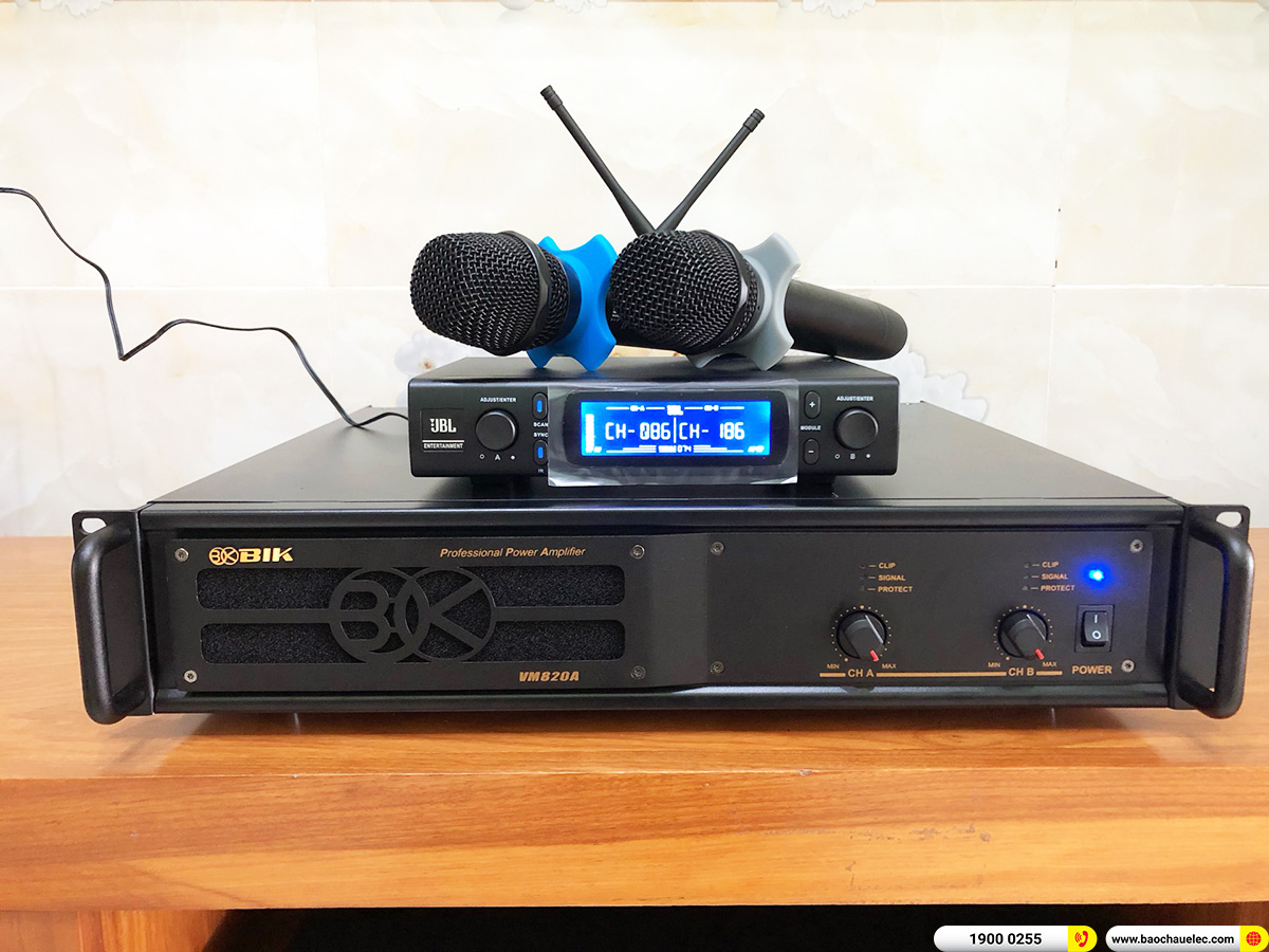 Lắp đặt d&agrave;n karaoke JBL hơn 57tr cho anh Qu&acirc;n ở B&igrave;nh Dương